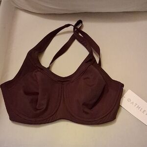 Athleta Deep Plum Underwire Support Bra